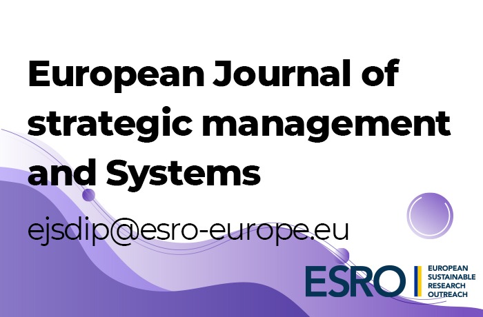 European Journal of strategic Management and Systems